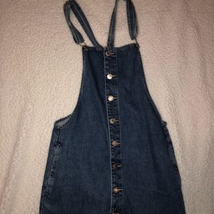 Denim Overall Dress